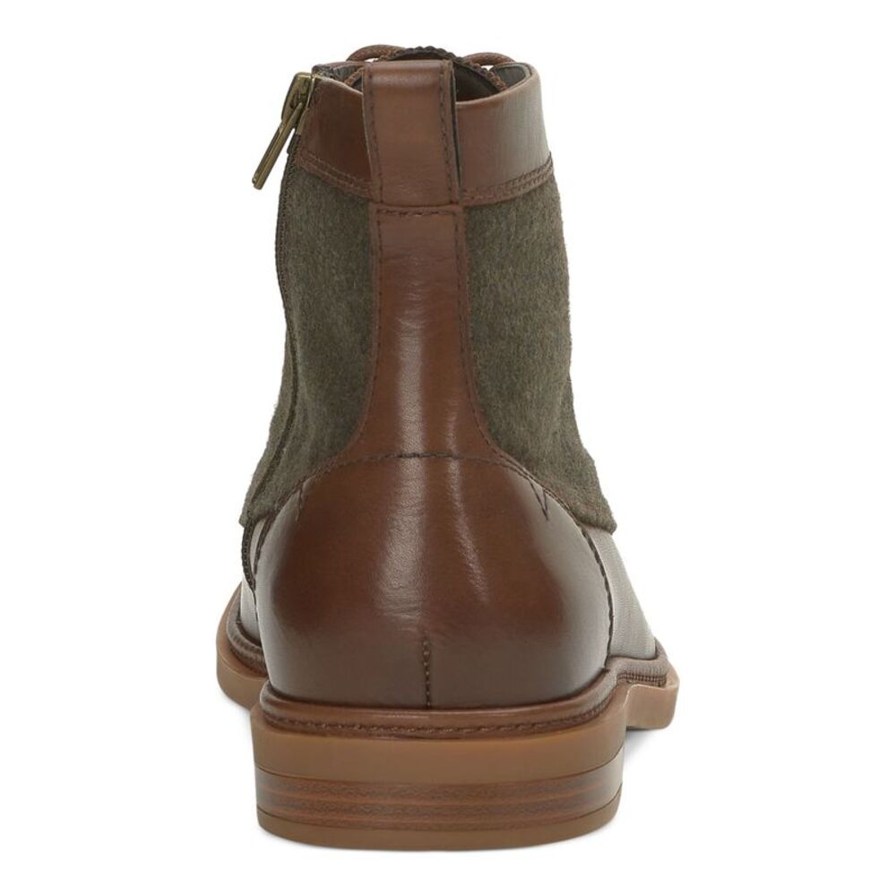 VINCE CAMUTO Mens Brown Heel Pull-Tab Bendmore Toe Block Heel Boots Shoes 10 M - Picture 2 of 4